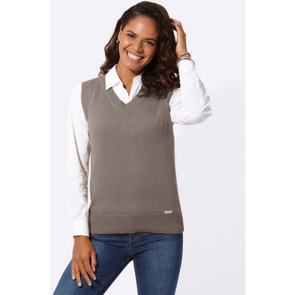 Witt Strickpullover Pullunder Ärmellos Jersey