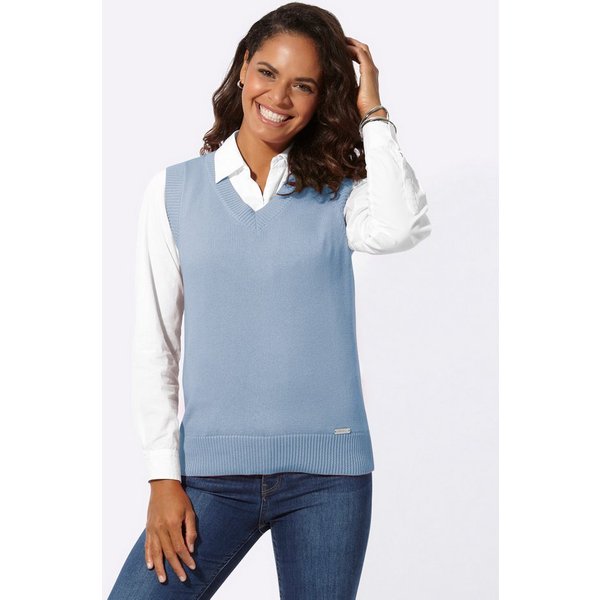 Witt Strickpullover Pullunder Ärmellos Jersey