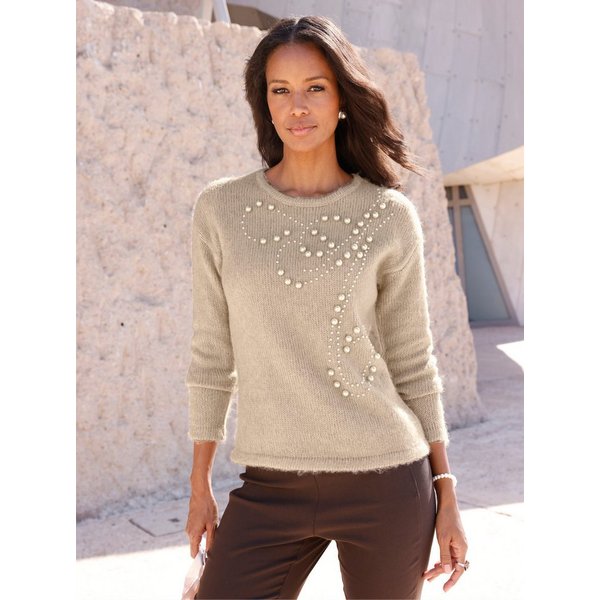 Witt Strickpullover Rundhals-Pullover Langarm Jersey