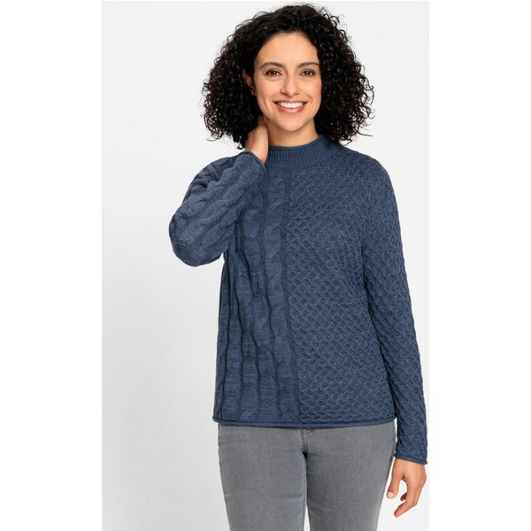 Witt Strickpullover Stehkragen-Pullover Langarm