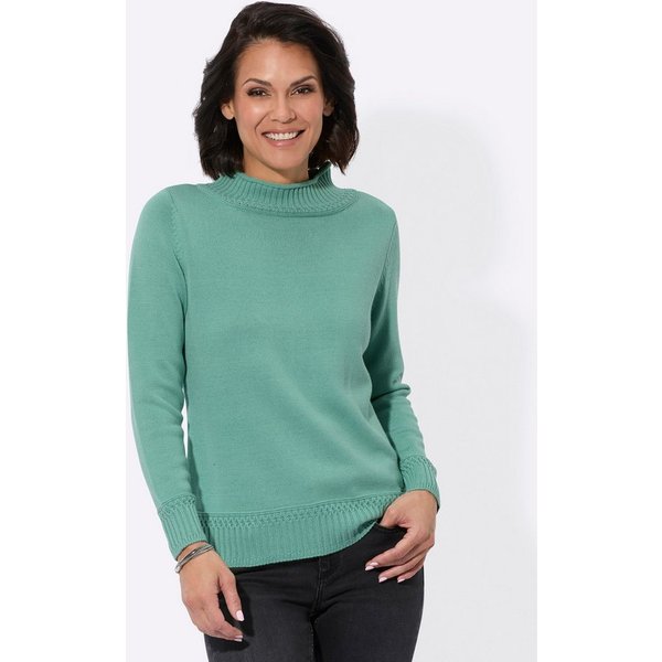 Witt Strickpullover Stehkragen-Pullover Langarm Jersey
