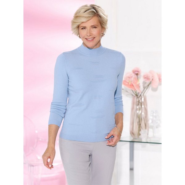 Witt Strickpullover Stehkragen-Pullover Langarm Jersey