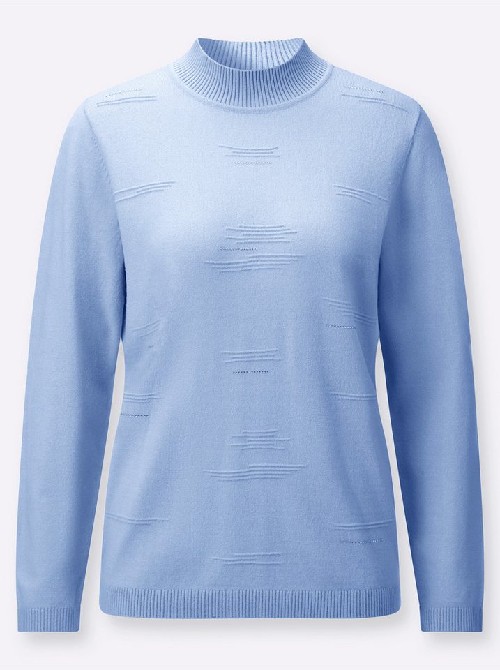Witt Strickpullover Stehkragen-Pullover Langarm Jersey – Bild 5 von 5