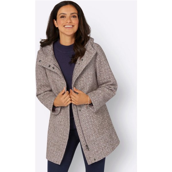 Witt Winterjacke Bouclé-Jacke Langarm