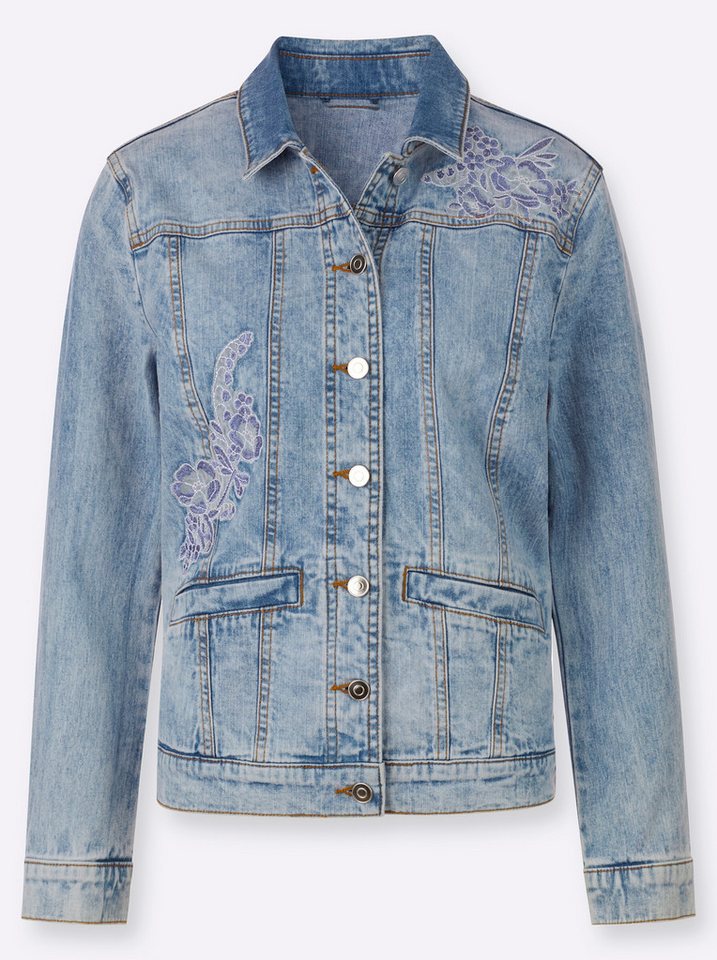Witt Winterjacke Jeans-Jacke Langarm – Bild 4 von 5