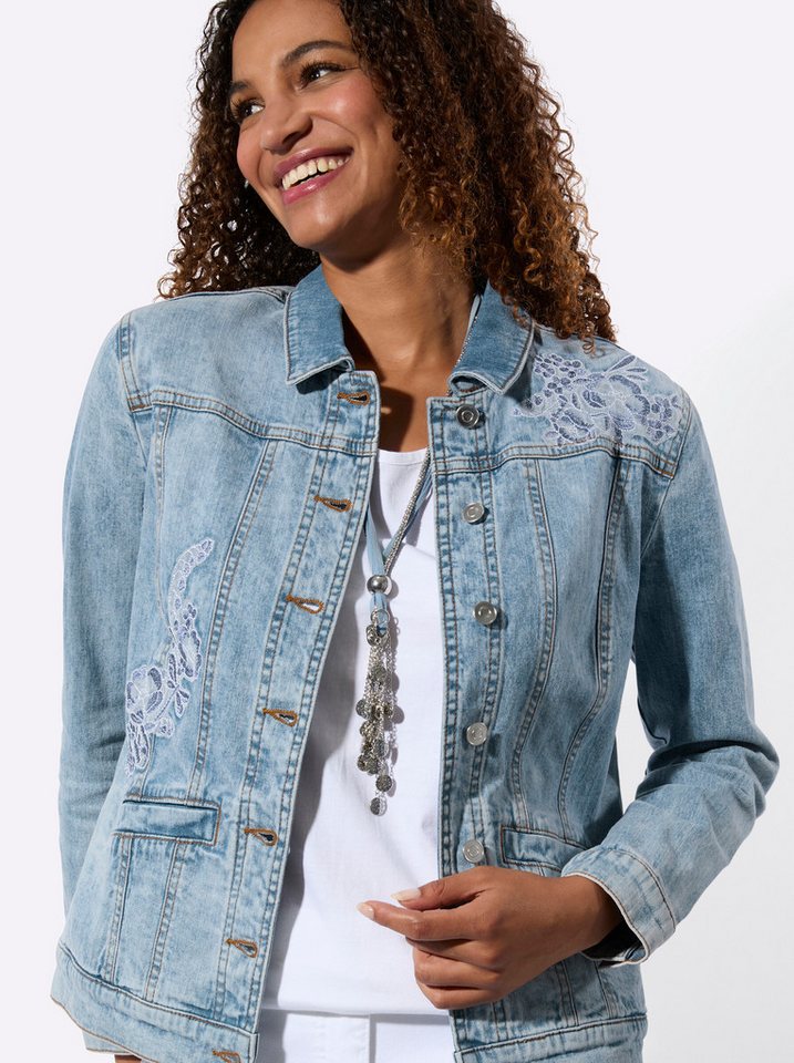 Witt Winterjacke Jeans-Jacke Langarm – Bild 5 von 5
