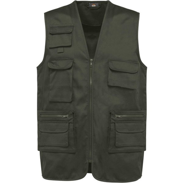 WK. Designed To Work Arbeitsweste Gefütterte Unisex-Weste aus Baumwollpolyester