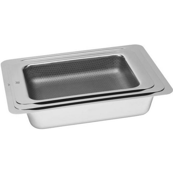 WMF Auflaufform Profi Resist Auflaufform-Set, 3-teilig, 3-Schicht-Material: Innenseite Cromargan® Edelstahl rostfrei 18/10, im Kern Aluminium, Außenseite Chroms