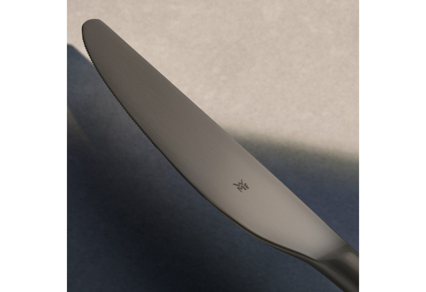 WMF Besteck-Set Boston in edler Optik, ergonomische Haptik, Messer mit Wellenschliff (24-tlg), 6 Personen, Cromargan® Edelstahl Rostfrei 18/10, optimale Schärfe – Bild 5 von 5