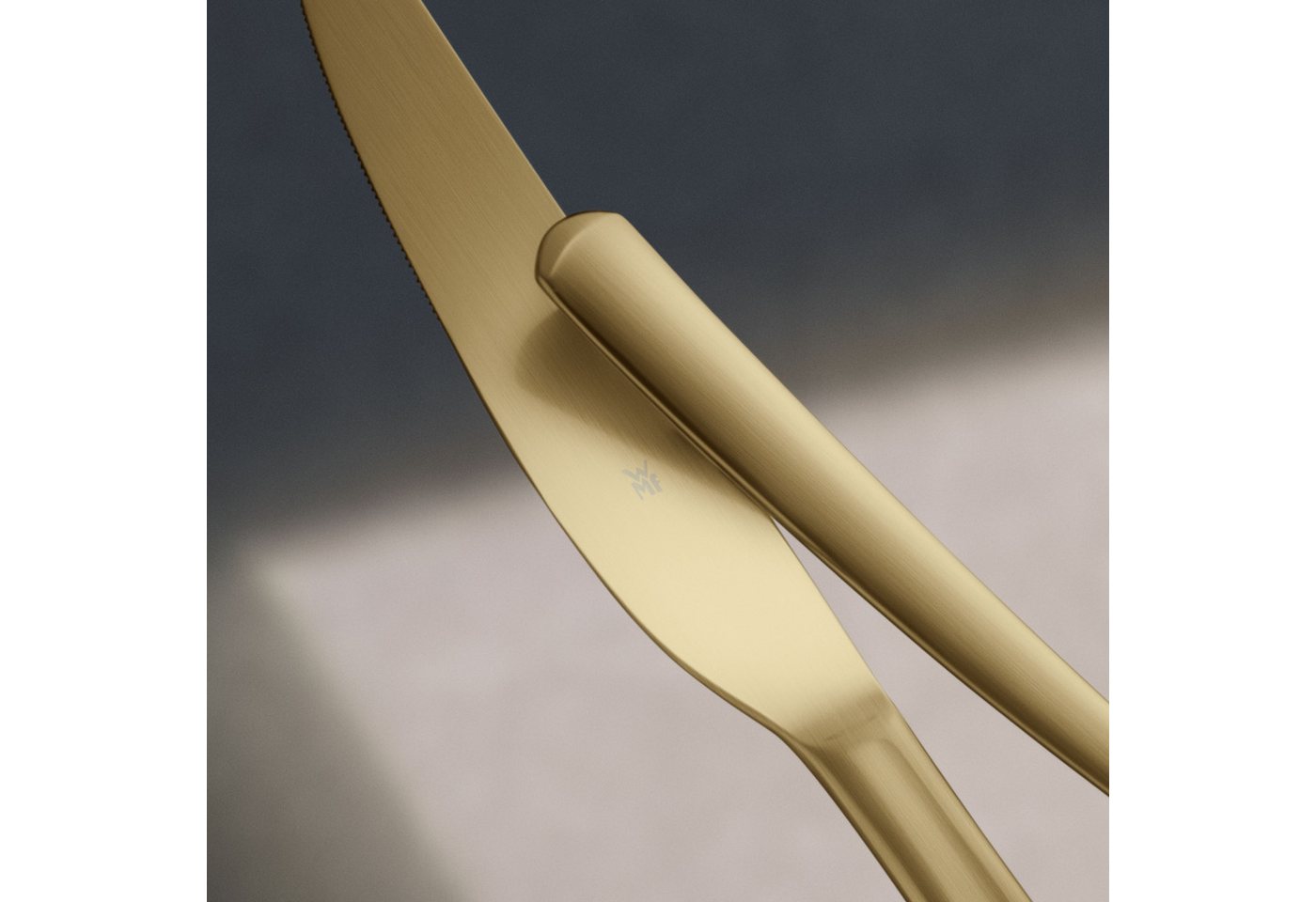 WMF Besteck-Set Boston in edler Optik, ergonomische Haptik, Messer mit Wellenschliff (24-tlg), 6 Personen, Cromargan® Edelstahl Rostfrei 18/10, optimale Schärfe – Bild 3 von 5
