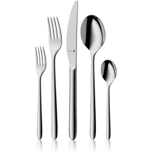 WMF Besteck-Set Flame Plus (30-tlg), 6 Personen, Cromargan® Edelstahl Rostfrei, ergonomisch, Cromargan protect