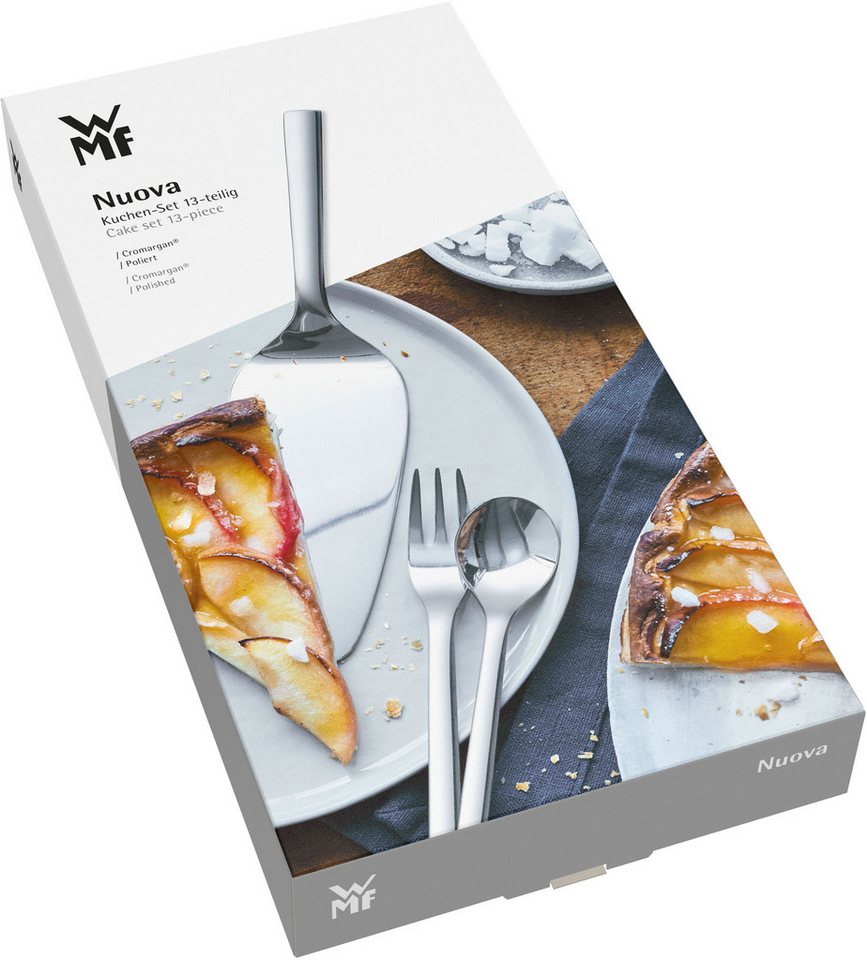 WMF Besteck-Set Nuova (13-tlg), 6 Personen, Cromargan® Edelstahl Rostfrei 18/10, 13-tlg., Cromargan Edelstahl rostfrei 18/10, Geschenkverpackung – Bild 5 von 5
