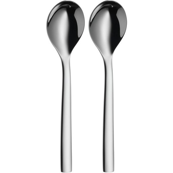WMF Besteck-Set Nuova (2-tlg), 2 Personen, Cromargan® Edelstahl Rostfrei 18/10, 2-tlg., 16,5 cm, Cromargan Edelstahl rostfrei, Geschenkverpackung
