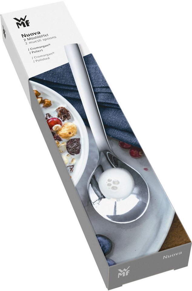 WMF Besteck-Set Nuova (2-tlg), 2 Personen, Cromargan® Edelstahl Rostfrei 18/10, 2-tlg., 16,5 cm, Cromargan Edelstahl rostfrei, Geschenkverpackung – Bild 3 von 4