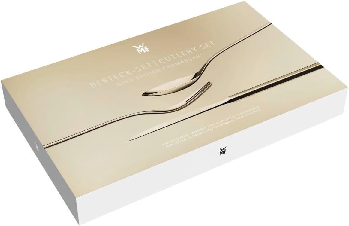 WMF Besteck-Set Sitello Besteck-Set, Gold Edition, 30-teilig, Cromargan®, 6 Personen, Cromargan Edelstahl 18/10, Gold Edition – Bild 4 von 4