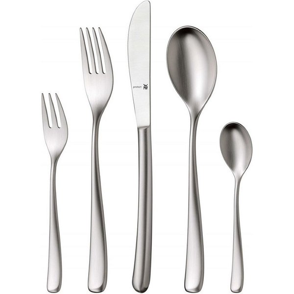 WMF Besteck-Set Vision (30-tlg), 6 Personen, Cromargan® Edelstahl Rostfrei, ergonomisch, Cromargan protect