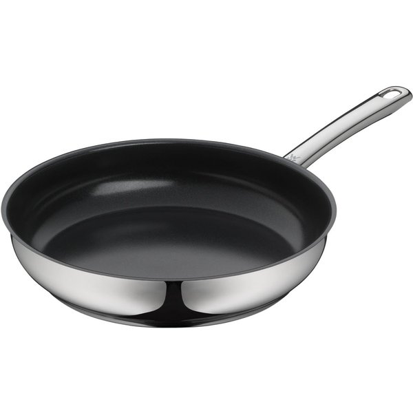 WMF Bratpfanne Devil, Ø 28 cm, Pfanne Induktion mit Antihaftversiegelung, Cromargan® Edelstahl Rostfrei 18/10, TransTherm®-Allherdboden, für alle Herdarten geei