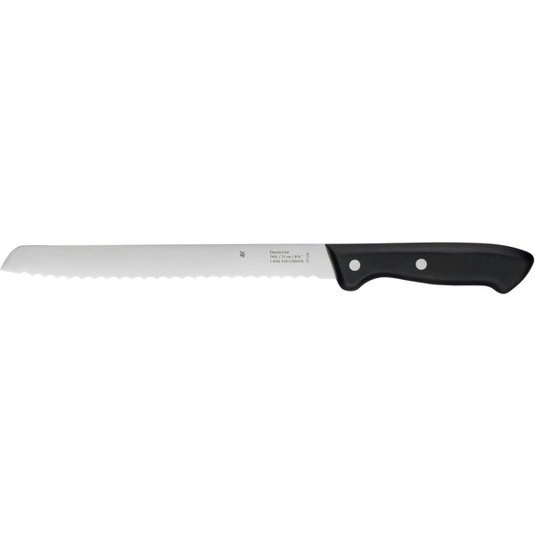 WMF Brotmesser Classic Line, Wellenschliff, gehärtete Klinge, ergonomischer und genieteter Griff