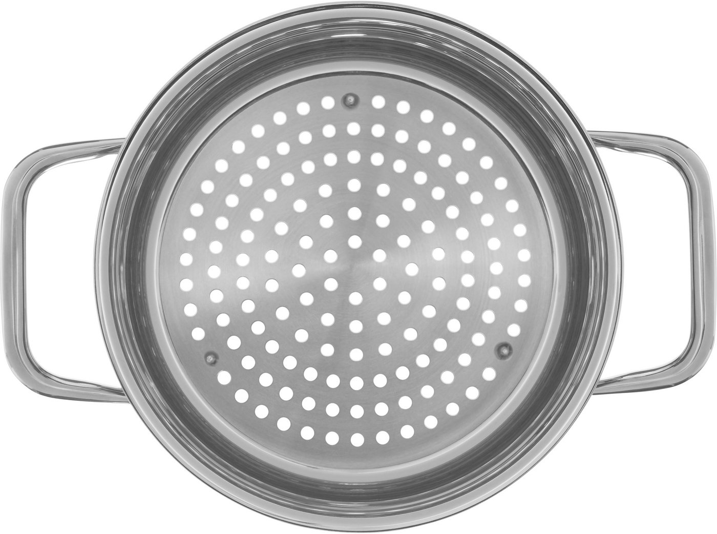 WMF Dampfgareinsatz Compact Cuisine, (1-tlg), stapelbar, wärmereduzierende Hohlgriffe, spülmaschinengeeignet – Bild 4 von 5