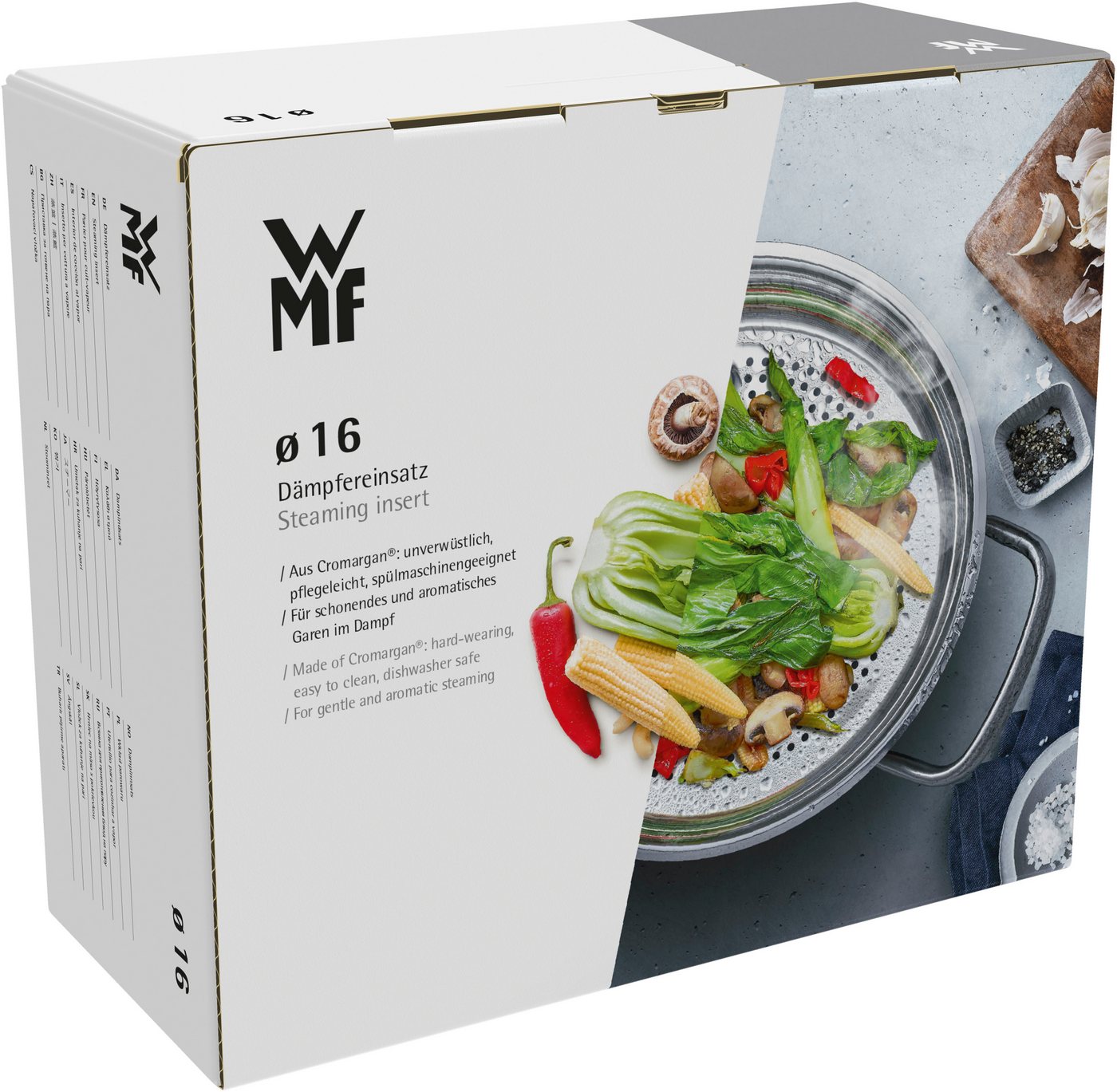 WMF Dampfgareinsatz Compact Cuisine, (1-tlg), stapelbar, wärmereduzierende Hohlgriffe, spülmaschinengeeignet – Bild 5 von 5