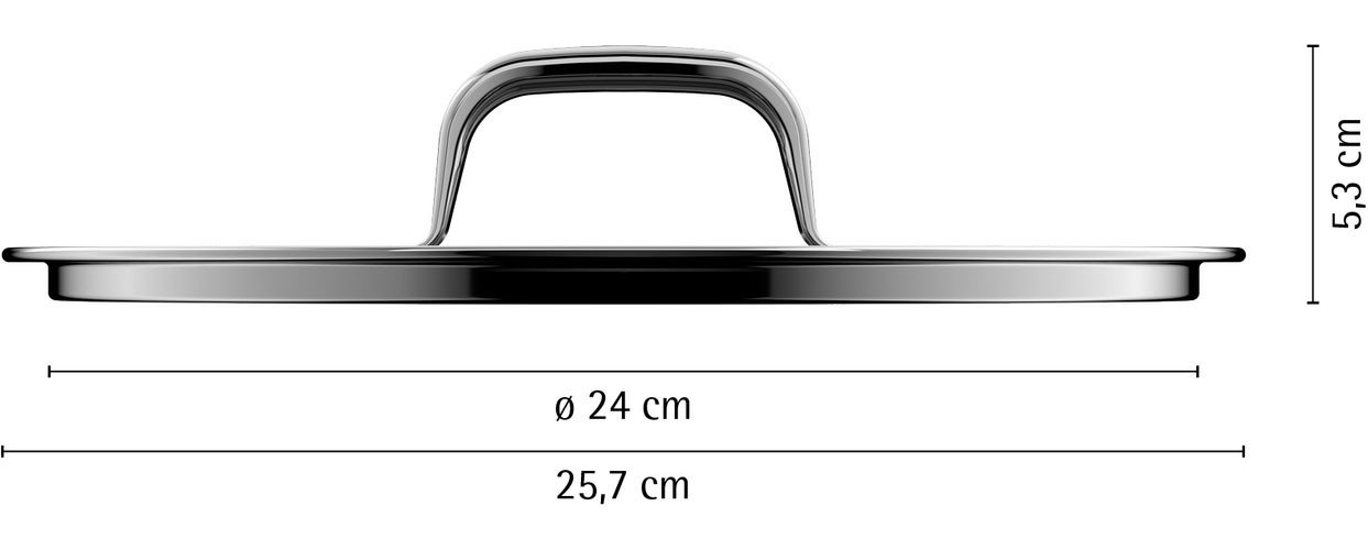 WMF Deckel Fusiontec Mineral Pro, (1-tlg), Ersatz-Glasdeckel, spülmaschinengeeignet, Made in Germany – Bild 5 von 5