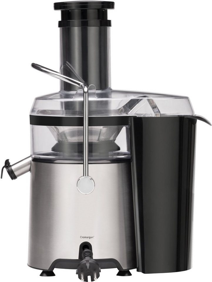 WMF Entsafter Kult X, elektrische Obst Gemüse Saftpresse aus Edelstahl, 500W, 500 W, Slow Juicer für große Fruchtstücke, 2 Geschwindigkeitsstufen – Bild 4 von 5