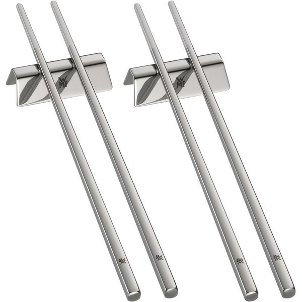 WMF Essstäbchen Nuova, wiederverwendbare Essstäbchen, inkl. 2 Bänkchen, spülmaschinenfest