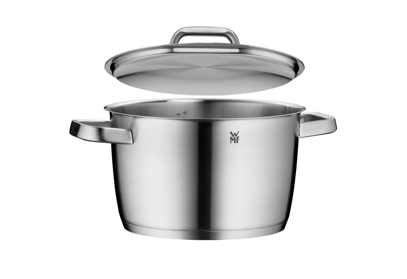 WMF Fleischtopf Iconic Kochtopf mit Deckel, 22 cm, Cromargan Edelstahl rostfrei 18/10 (1-tlg), TransTherm-Allherdboden – Bild 3 von 5