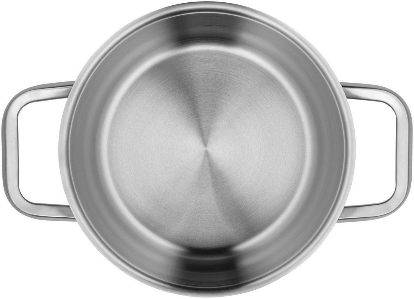 WMF Fleischtopf Iconic Kochtopf mit Deckel, 18 cm, Cromargan Edelstahl rostfrei 18/10 (1-tlg), TransThem-Allherdboden – Bild 5 von 5