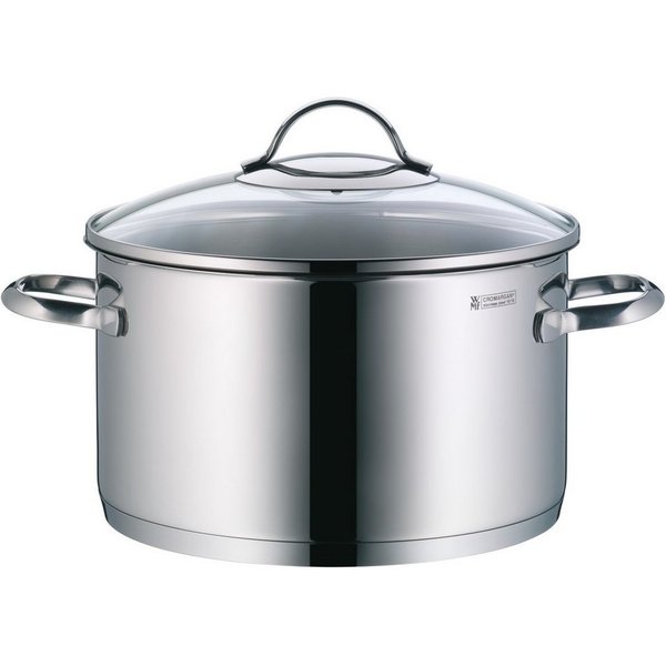 WMF Fleischtopf Provence Plus Kochtopf mit Deckel, 24 cm, Cromargan® Edelstahl rostfrei 18/10 (1-tlg., 1x Fleischtopf mit Deckel 24 cm (Volumen 5,7l, Höhe 13,5 