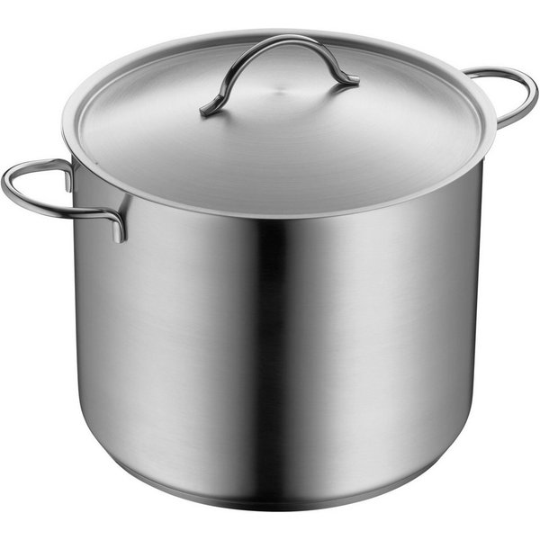 WMF Gemüsetopf Suppentopf, Metalldeckel mit Dampföffnung, Kochtopf groß, Cromargan® Edelstahl Rostfrei 18/10, für alle Herdarten geeignet inklusive Induktion, u