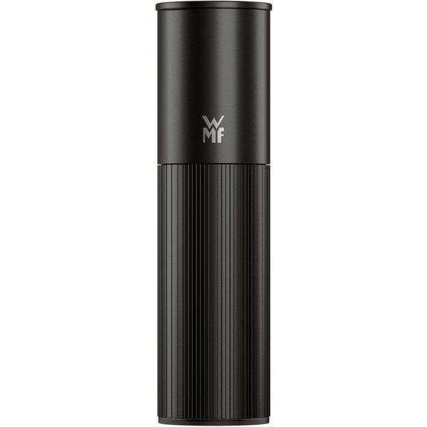 WMF Gewürzmühle Signature Pro, aus Edelstahl manuell, (1 Stück), Keramikmahlwerk, einstellbarer Mahlgrad, magnetischer Deckel
