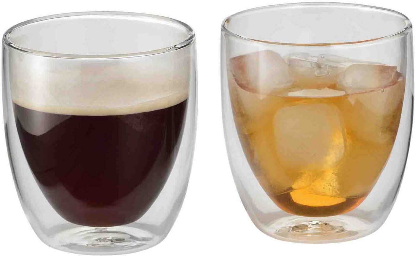 WMF Gläser-Set Kult Coffee, doppelwandige Thermogläser, 2-tlg., Glas, hält die perfekte Trinktemperatur, kondensationsfrei – Bild 4 von 5