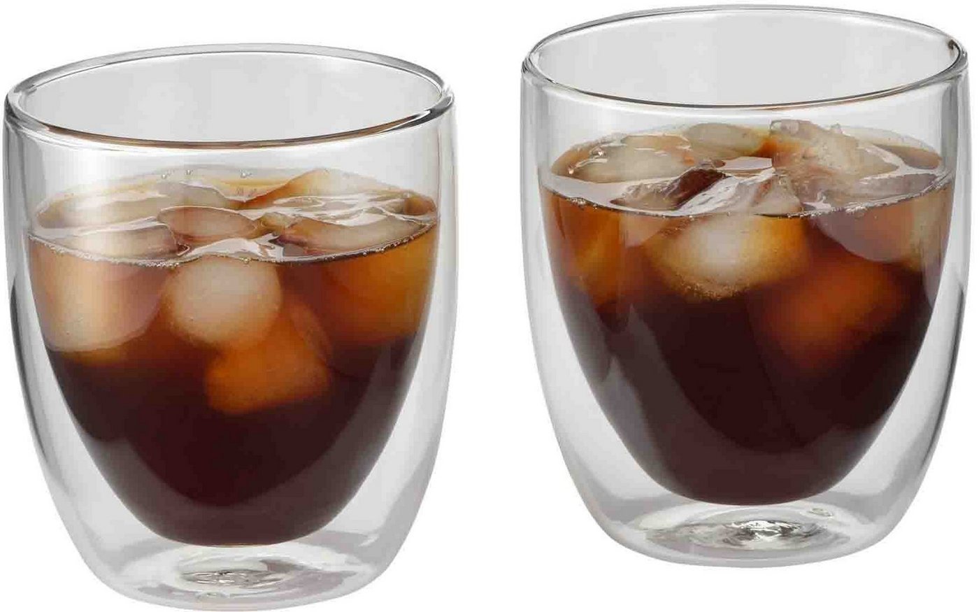 WMF Gläser-Set Kult Coffee, doppelwandige Thermogläser, 2-tlg., Glas, hält die perfekte Trinktemperatur, kondensationsfrei – Bild 5 von 5