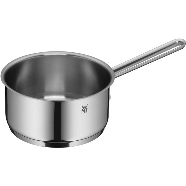 WMF Kasserolle Aparto Stielkasserolle, 16 cm, Cromargan Edelstahl rostfrei 18/10 (Aparto Stielkasserolle, 1-tlg., 16 cm), tropffreies Ausgießen, TransTherm-Allh