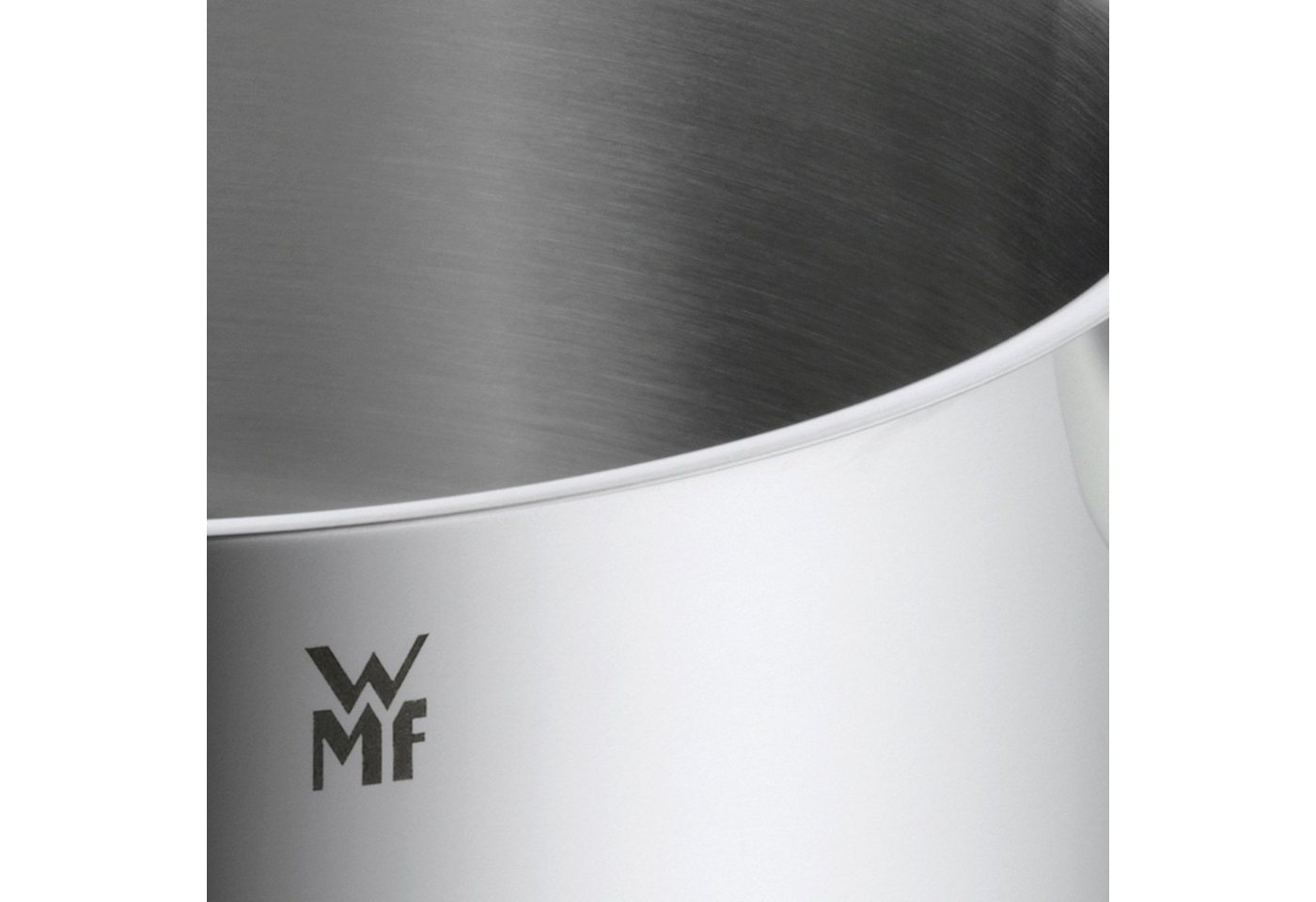 WMF Kasserolle Mini Stielkasserolle, 14 cm, Cromargan® Edelstahl rostfrei 18/10 (1x Stielkasserolle ohne Deckel 14 cm (Volumen 0,9l, Höhe 6,5 cm) - optimal für  – Bild 4 von 5