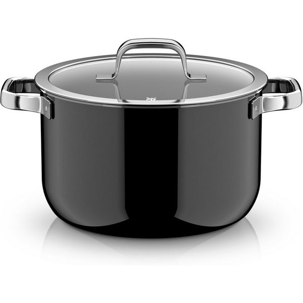 WMF Kochtopf Fusiontec Mineral Pro, Kochtopf mit Deckel, 24 cm, Black, Fusiontec (Induktionsgeeignet, 1-tlg., 24 cm), Made in Germany
