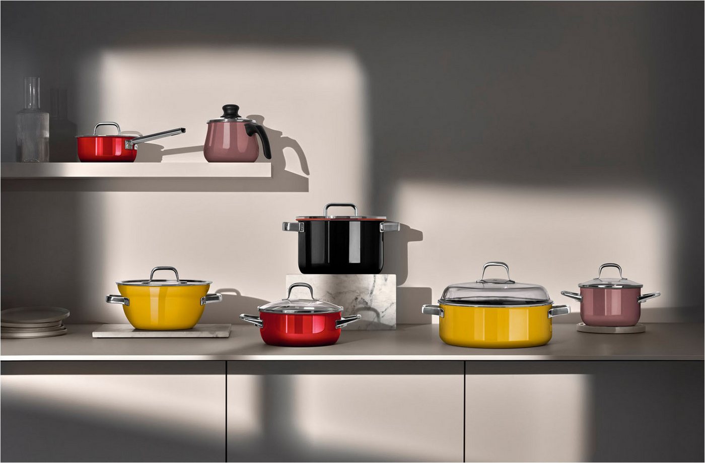 WMF Kochtopf Fusiontec Mineral Pro, Glas, Edelstahl (1-tlg), kratzfeste Oberfläche, wärmereduzierende Hohlgriffe, Made in Germany – Bild 5 von 5