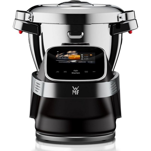WMF Küchenmaschine Avantgarde Küchenmaschine mit Kochfunktion, 1550 W, 3 l Schüssel, Kochfunktion, Touchscreen, App und integrierte Waage