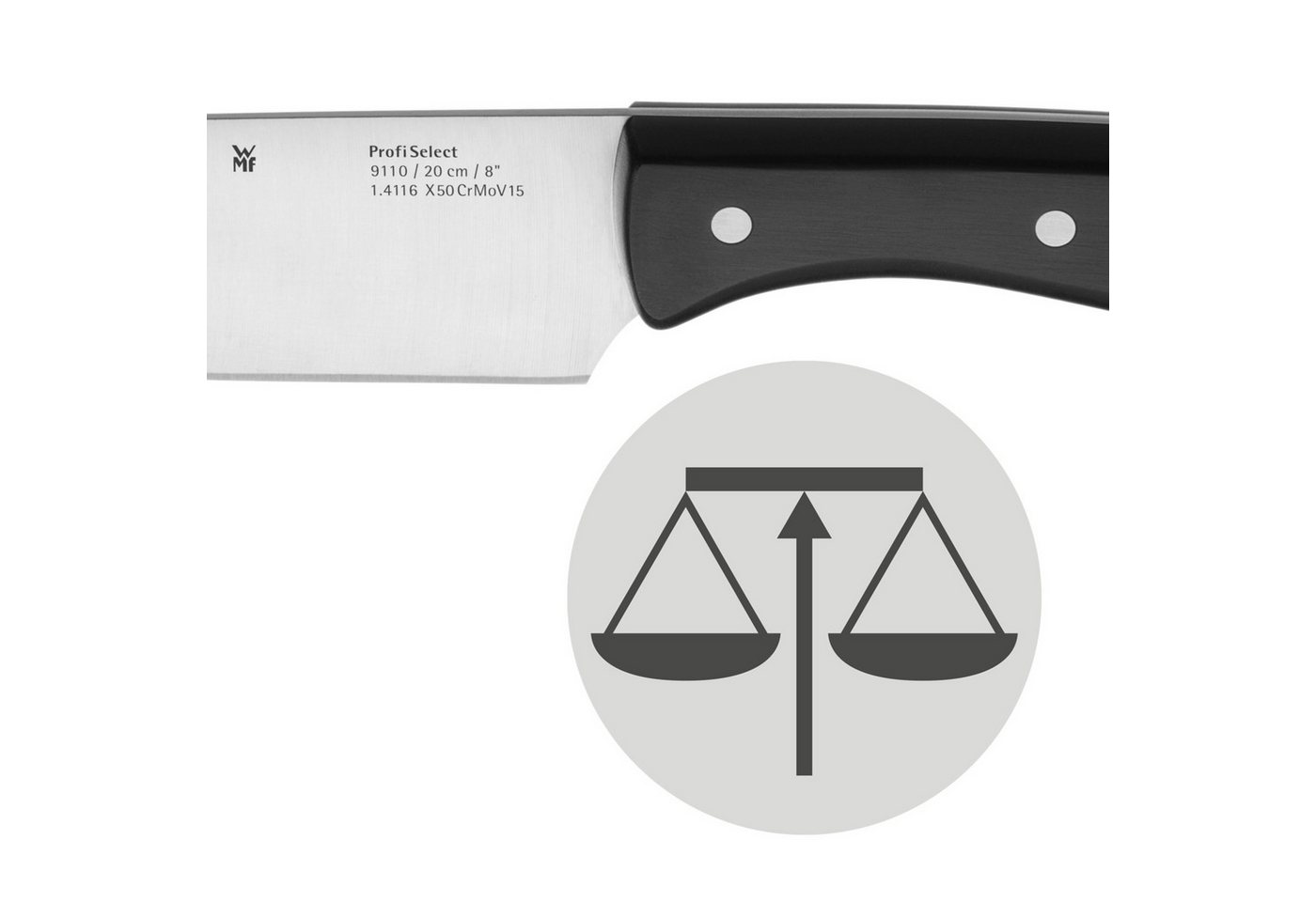 WMF Messerblock Profi (7tlg), inkl. 6 Messer aus Spezialklingenstahl – Bild 5 von 5