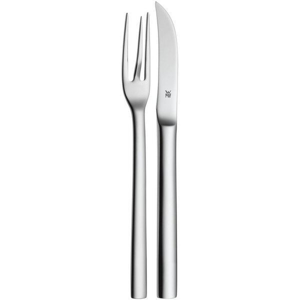 WMF Pellkartoffelgabel Nuova, Pellkartoffelgabel, Pellkartoffelmesser, Cromargan Edelstahl rostfrei
