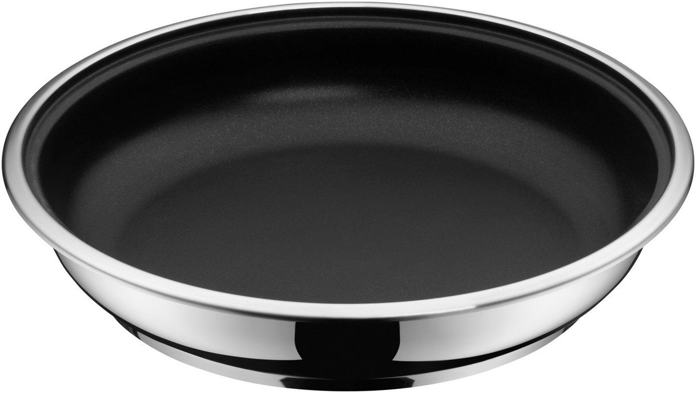 WMF Pfannen-Set Click&Serve Pfannen Set, 3-teilig, Cromargan Edelstahl rostfrei 18/10 (1x Bratpfanne beschichet ohne Griff 24 cm, 1x Bratpfanne beschichet ohne  – Bild 3 von 5