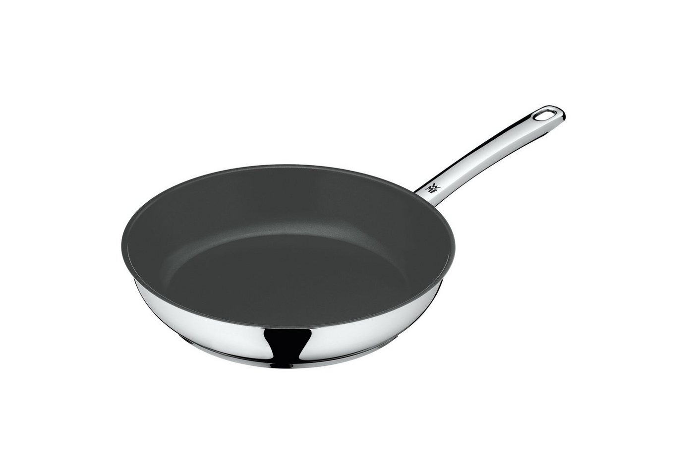 WMF Pfannen-Set Devil Bratpfannen-Set, 2-teilig, 24 und 28 cm, Cromargan® Edelstahl rostfrei 18/10 (Set), Keramikversiegelung, TransTherm-Boden, Cromargan Edels – Bild 2 von 4
