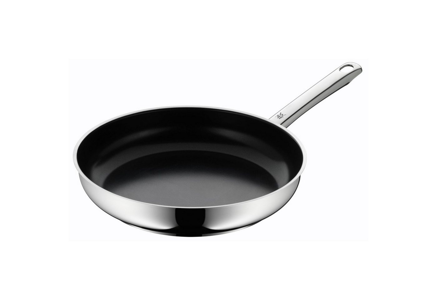 WMF Pfannen-Set Devil Bratpfannen-Set, 2-teilig, 24 und 28 cm, Cromargan® Edelstahl rostfrei 18/10 (Set), Keramikversiegelung, TransTherm-Boden, Cromargan Edels – Bild 3 von 4