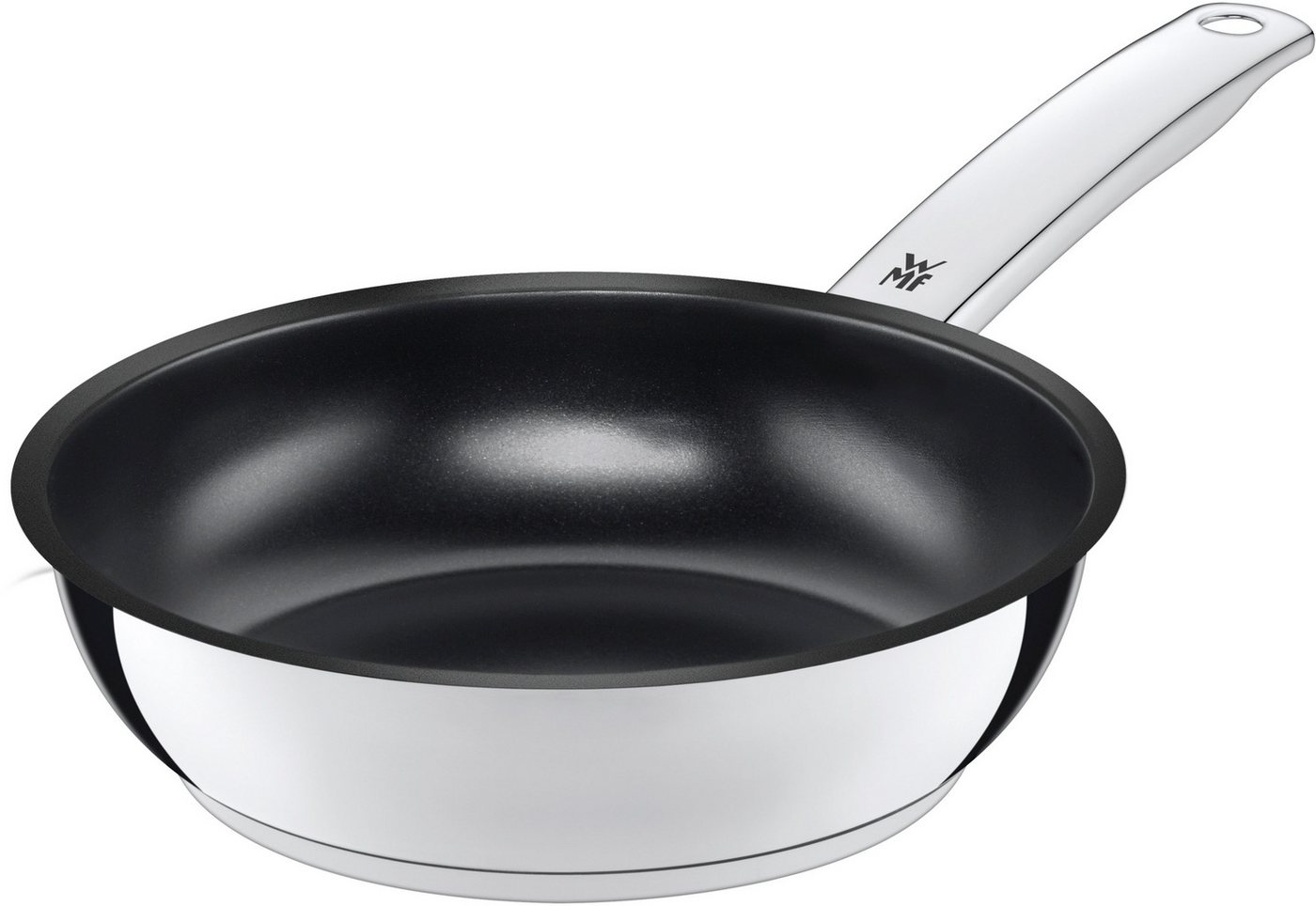 WMF Pfannen-Set Durado, Pfannenset Induktion, robuste keramische Antihaftversiegelung, Cromargan® Edelstahl Rostfrei 18/10 (Set, 3-tlg., 3x Bratpfannen Ø 20/24/ – Bild 3 von 5