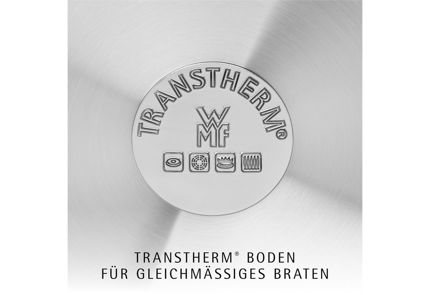 WMF Pfannen-Set Inspiration, Pfannenset Induktion, herausragende Antihaftversiegelung, Cromargan® Edelstahl Rostfrei 18/10 (Set, 3-tlg., 3x Bratpfannen Ø 20/24/ – Bild 5 von 5