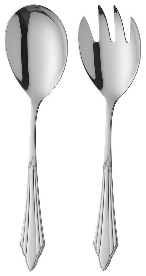 WMF Salatbesteck Fächer Salatbesteck, 2-teilig (1x Salatgabel, 1x Servierlöffel, 2-tlg., 1x Salatgabel, 1x Servierlöffel) – Bild 2 von 2