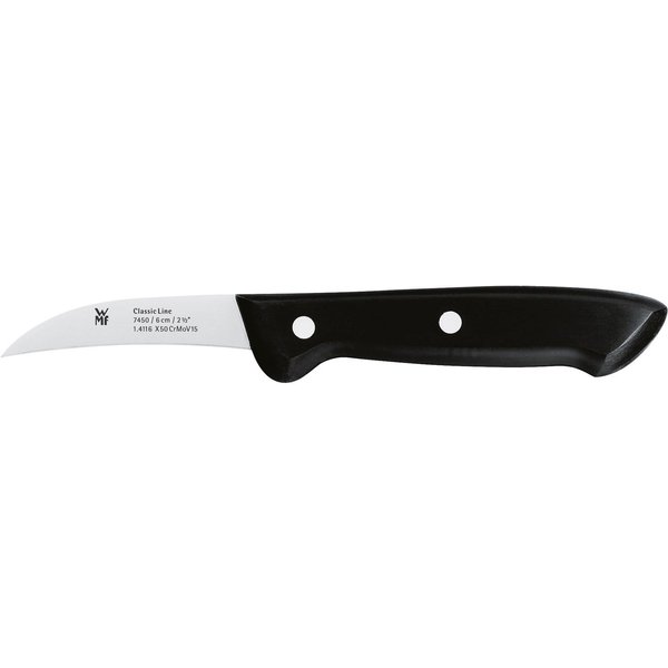 WMF Schälmesser Classic Line, 6 cm, langlebiger Spezialklingenstahl, genieteter Griff
