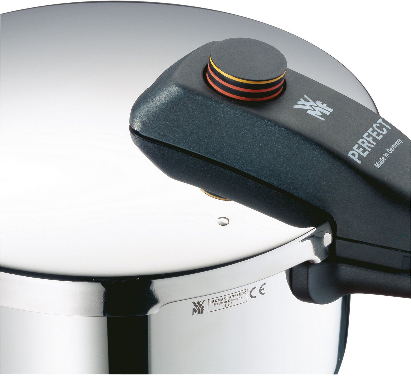 WMF Schnellkochtopf Perfect Dampfkochtopf, Cromargan® Edelstahl Rostfrei 18/10, Kochanzeige, Sicherheitssystem, einfache Reinigung – Bild 4 von 5