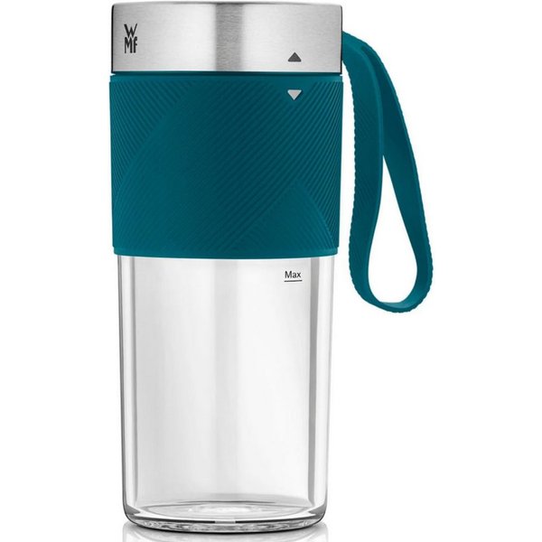 WMF Smoothie-Maker KÜCHENminis Mix on the Go, 50 W, tragbar, wiederaufladbar, 300 ml, 50 W, langlebiger Akku, 20.000 U/min